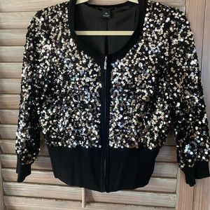 White House Black Market sequin jacket
